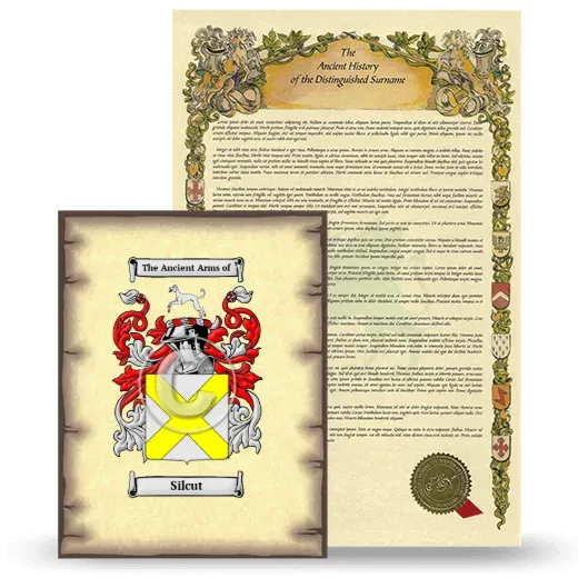 Silcut Coat of Arms and Surname History Package