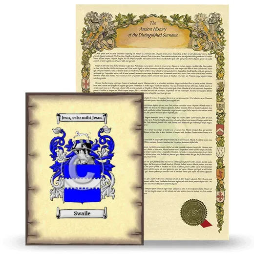 Swaile Coat of Arms and Surname History Package