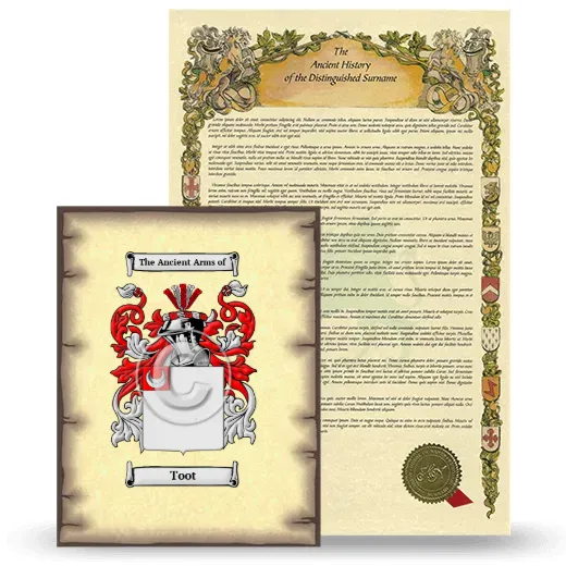 Toot Coat of Arms and Surname History Package
