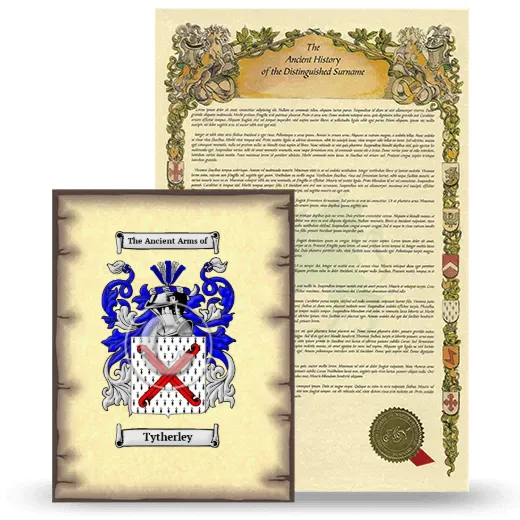 Tytherley Coat of Arms and Surname History Package