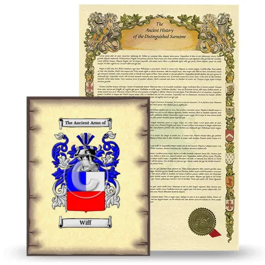 Wiff Coat of Arms and Surname History Package
