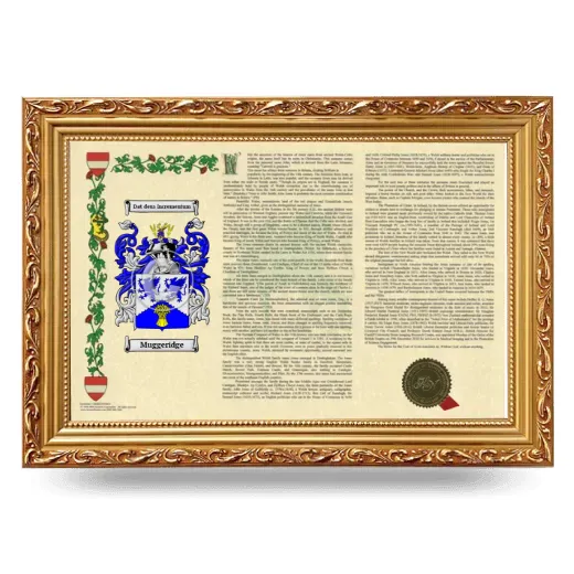 Muggeridge Armorial Landscape Framed - Gold
