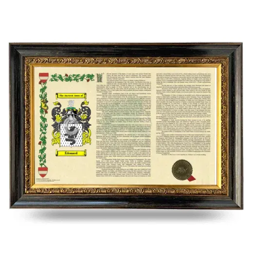 Édouard Armorial Landscape Framed - Heirloom