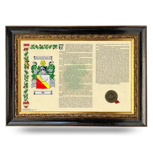 Öst Armorial Landscape Framed - Heirloom