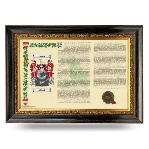 Addooh Armorial Landscape Framed - Heirloom