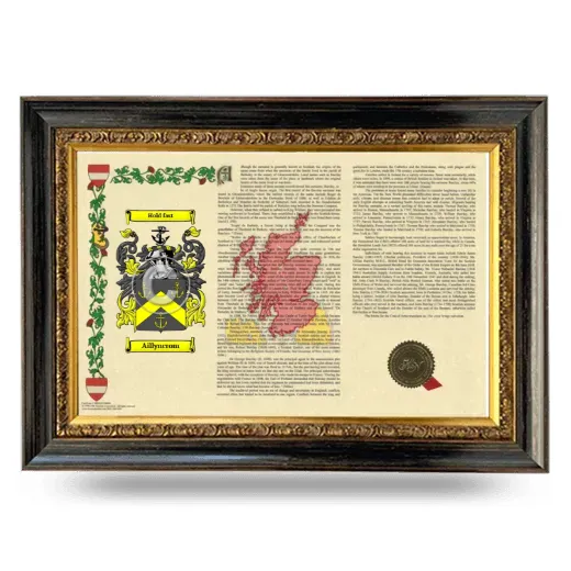 Aillyncrom Armorial Landscape Framed - Heirloom