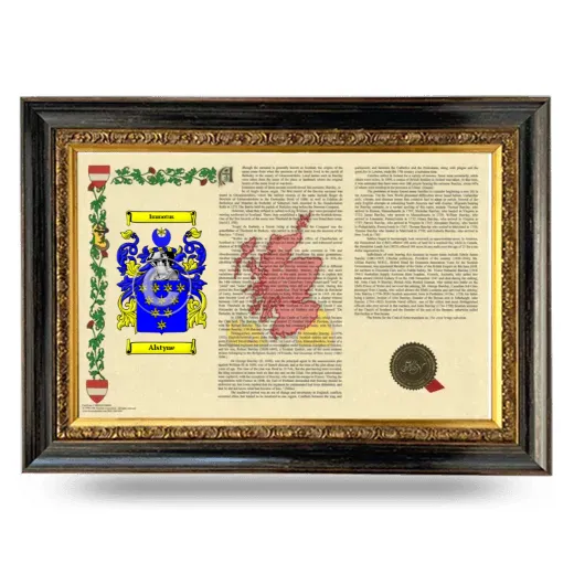 Alstyne Armorial Landscape Framed - Heirloom