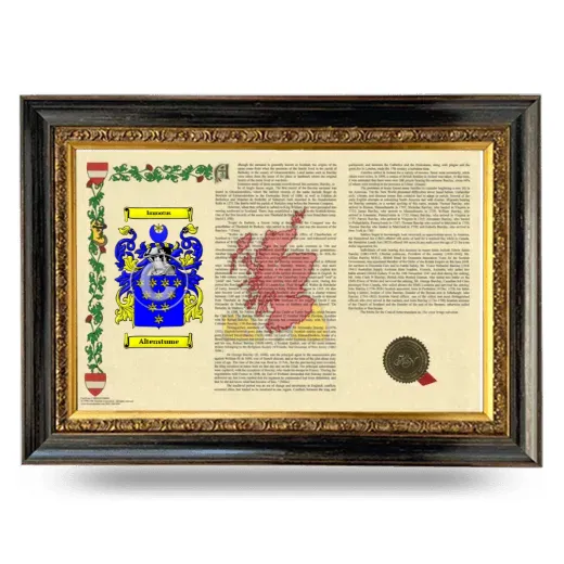 Altenstume Armorial Landscape Framed - Heirloom
