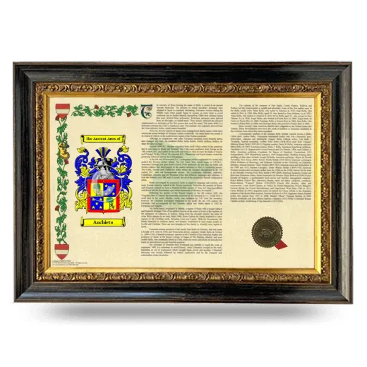 Anchieta Armorial Landscape Framed - Heirloom