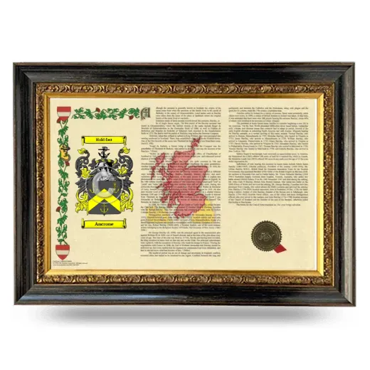Ancrone Armorial Landscape Framed - Heirloom