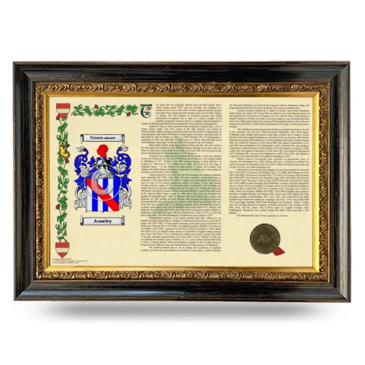 Anneley Armorial Landscape Framed - Heirloom