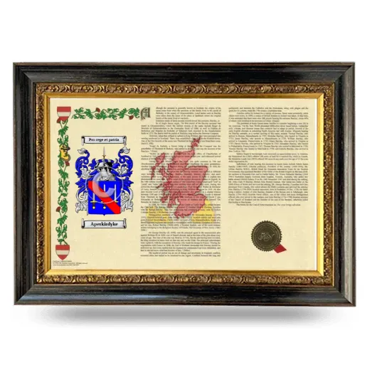 Aperkirdyke Armorial Landscape Framed - Heirloom