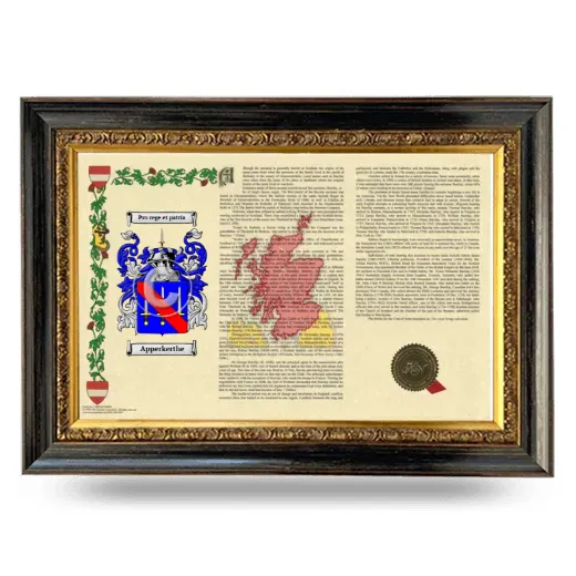 Apperkerthe Armorial Landscape Framed - Heirloom