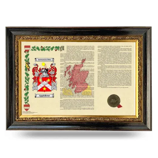 Appirdeent Armorial Landscape Framed - Heirloom