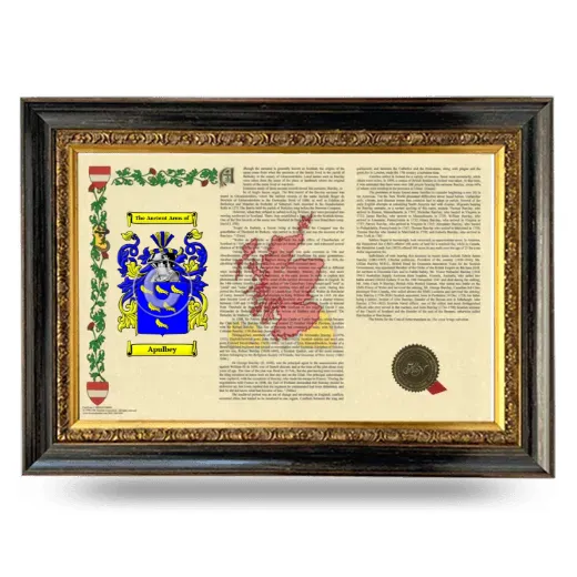 Apulbey Armorial Landscape Framed - Heirloom