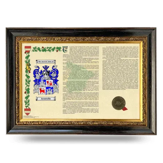 Armendia Armorial Landscape Framed - Heirloom
