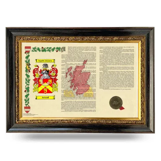 Artand Armorial Landscape Framed - Heirloom