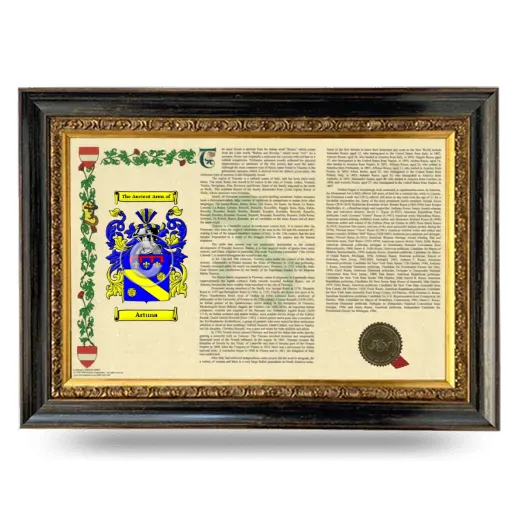 Artuna Armorial Landscape Framed - Heirloom