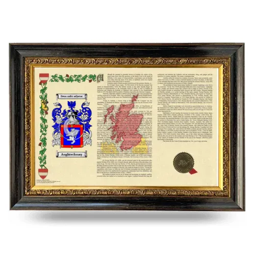 Aughterlonay Armorial Landscape Framed - Heirloom