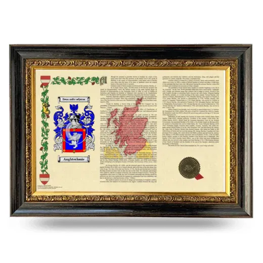Aughterlonie Armorial Landscape Framed - Heirloom
