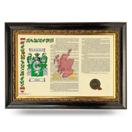 Auten Armorial Landscape Framed - Heirloom