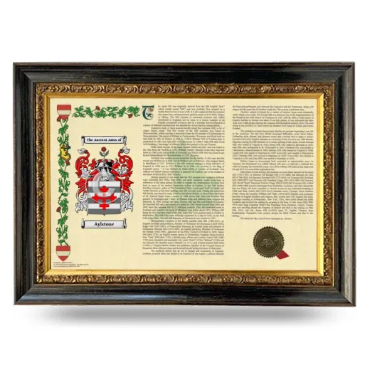 Aylstone Armorial Landscape Framed - Heirloom