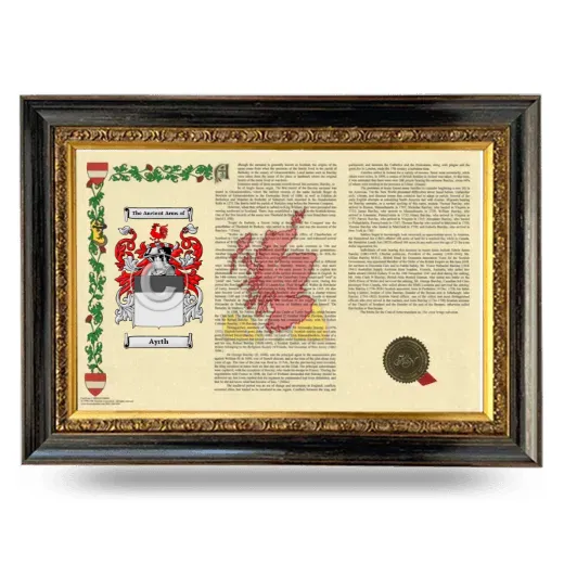 Ayrth Armorial Landscape Framed - Heirloom