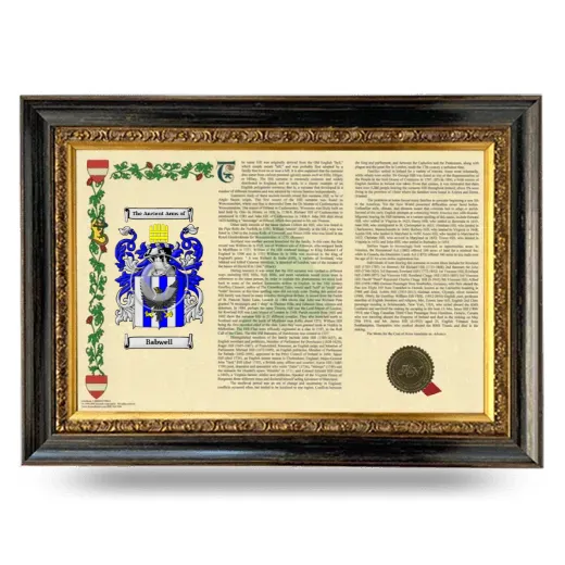 Babwell Armorial Landscape Framed - Heirloom