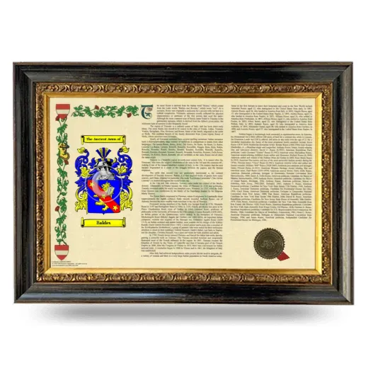 Baldes Armorial Landscape Framed - Heirloom