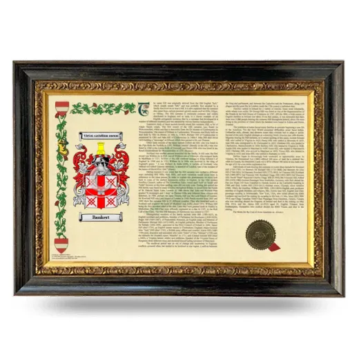 Bankert Armorial Landscape Framed - Heirloom