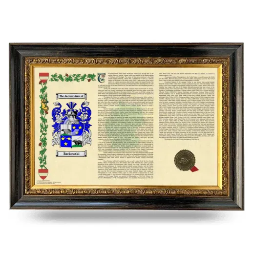 Barkowski Armorial Landscape Framed - Heirloom