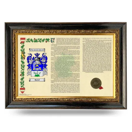 Bartel Armorial Landscape Framed - Heirloom