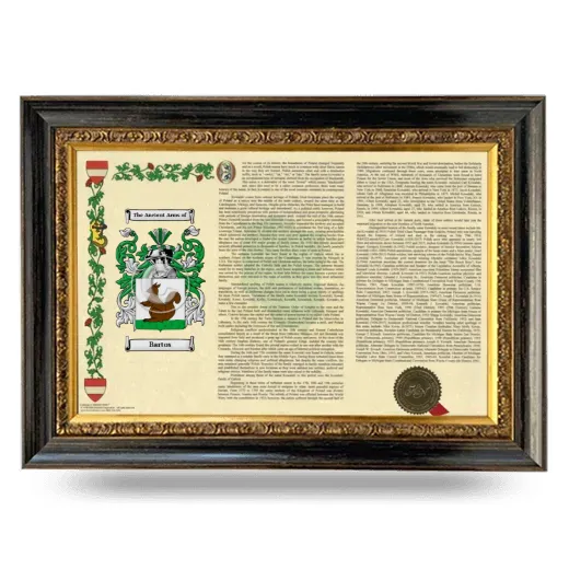 Bartos Armorial Landscape Framed - Heirloom