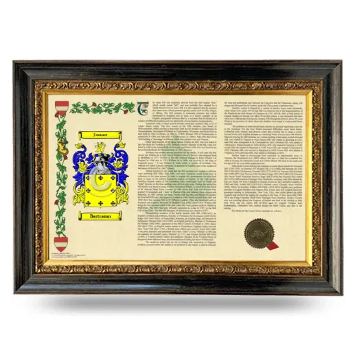 Bartramn Armorial Landscape Framed - Heirloom