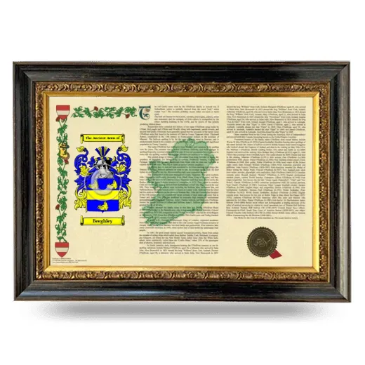 Beeghley Armorial Landscape Framed - Heirloom