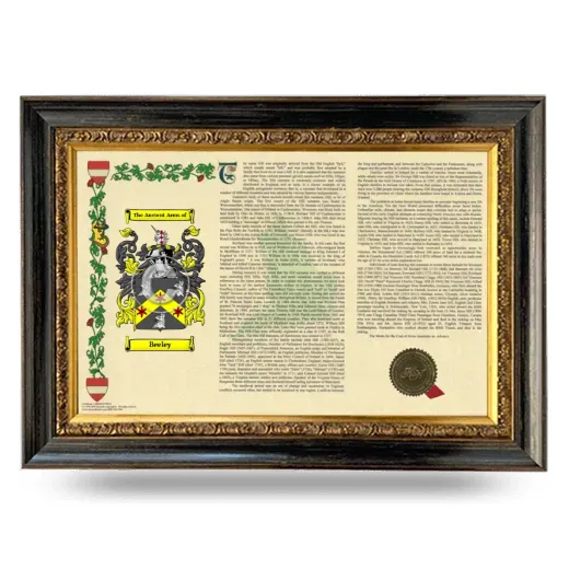Beeley Armorial Landscape Framed - Heirloom
