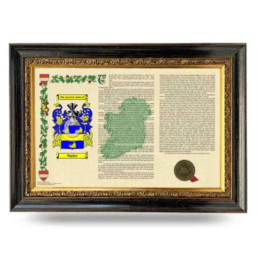 Begley Armorial Landscape Framed - Heirloom