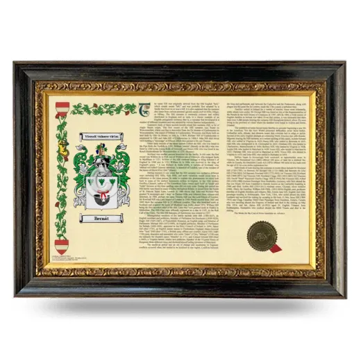 Bernát Armorial Landscape Framed - Heirloom