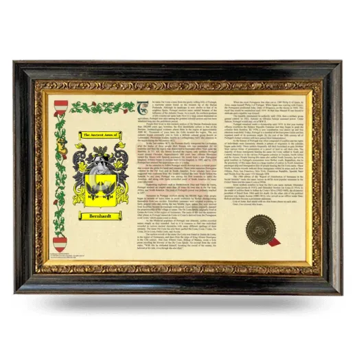 Bernhardt Armorial Landscape Framed - Heirloom