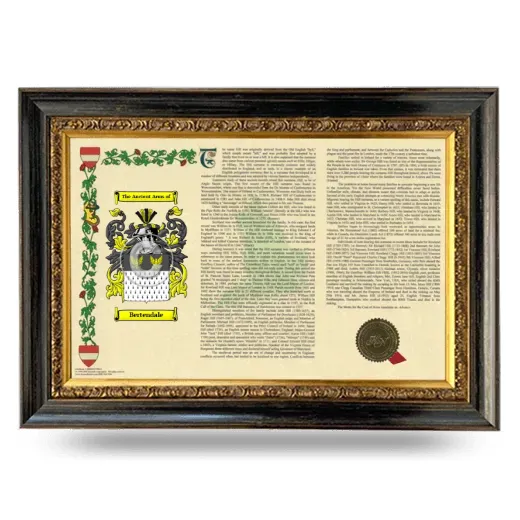Bertendale Armorial Landscape Framed - Heirloom