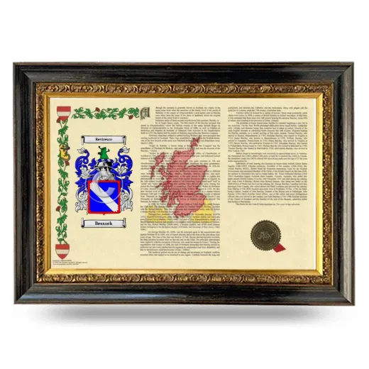 Bessock Armorial Landscape Framed - Heirloom