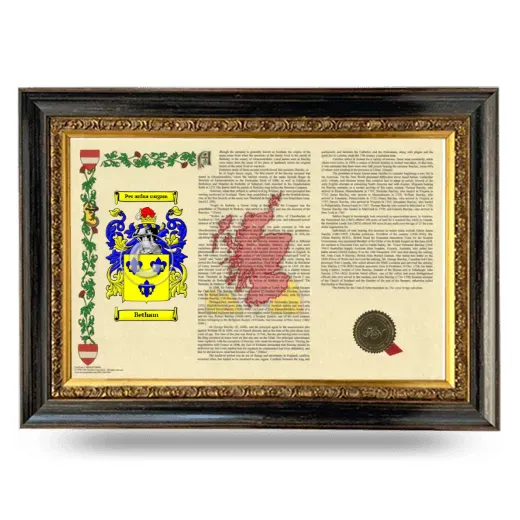 Betham Armorial Landscape Framed - Heirloom