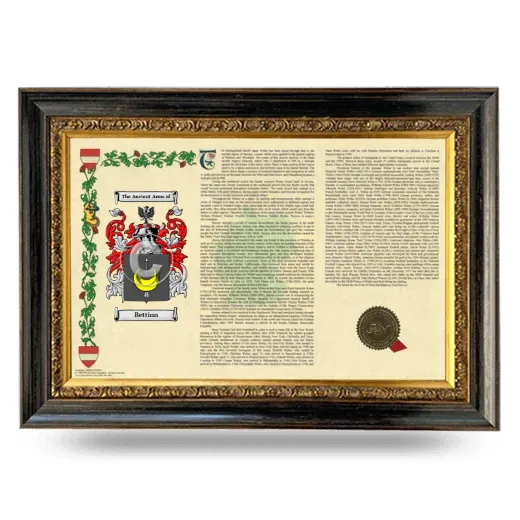 Bettinn Armorial Landscape Framed - Heirloom
