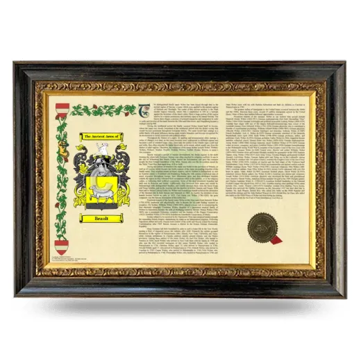 Bezolt Armorial Landscape Framed - Heirloom
