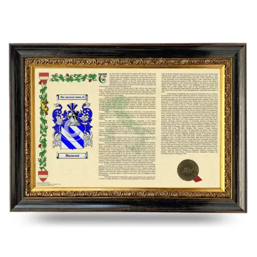 Bianconi Armorial Landscape Framed - Heirloom