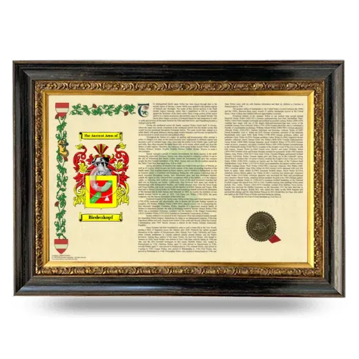 Biedenkopf Armorial Landscape Framed - Heirloom