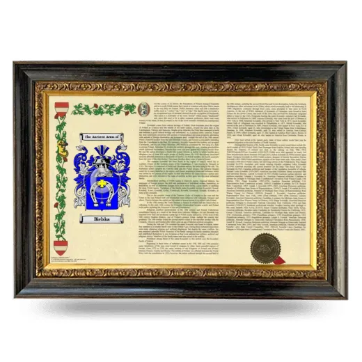Bielska Armorial Landscape Framed - Heirloom