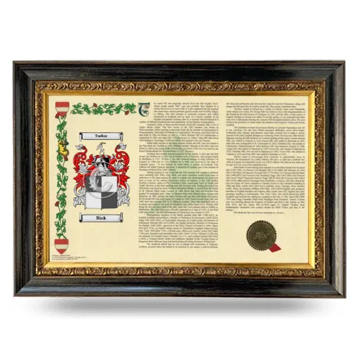 Bink Armorial Landscape Framed - Heirloom
