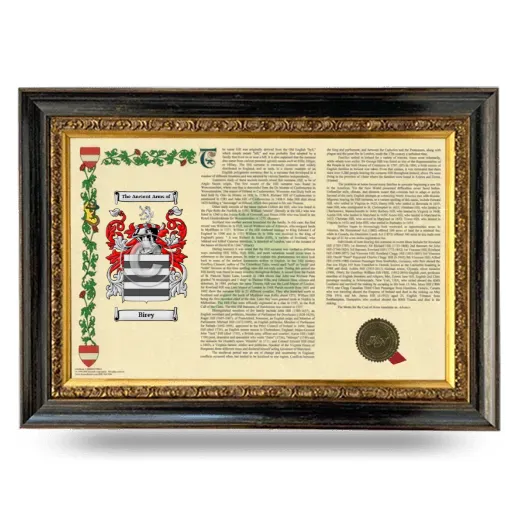 Birey Armorial Landscape Framed - Heirloom
