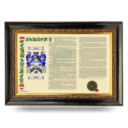 Bithel Armorial Landscape Framed - Heirloom